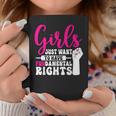 Girls Just Want To Have Fundamental Rights コーヒーマグ 面白い贈り物