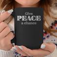 Give Peace A Chance No War World Unite In Love Freedom コーヒーマグ 面白い贈り物