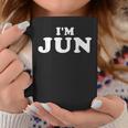 I'm Jun、My Name Is Jun、I Am Jun、パーソナライズ コーヒーマグ 面白い贈り物