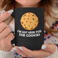 I'm Just Here For The Cookie 面白いチョコレートチップクッキー コーヒーマグ 面白い贈り物