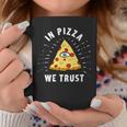 In Pizza We Trust Alleeing Eye Illuminati Faith コーヒーマグ 面白い贈り物