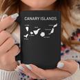 Islas Canarias Mapa Y Topónimos España Canarias Taza de café Regalos divertidos