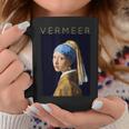Johannesermeer アーティスト向け 真珠のイヤリングを持つ少女 コーヒーマグ 面白い贈り物