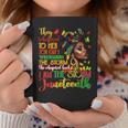 Junenth 1865 African Melanin Black History Girls Coffee Mug Personalized Gifts
