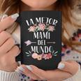 La Mejor Mami Del Mundo Español Mamá Floral Taza de café Regalos divertidos
