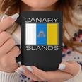 Las Islas Canarias Bandera La Macaronesia Canaria Taza de café Regalos divertidos