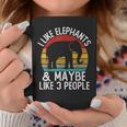 I Like Elephants And Maybe Like 3 People シャツ 象 コーヒーマグ 面白い贈り物
