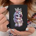 Lila かわいいユニコーンデザイン 女の子用 名前 Lila コーヒーマグ 面白い贈り物