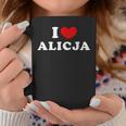 I Love Alicja 私は愛する Alicja コーヒーマグ 面白い贈り物