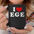 I Love Ege 私は愛する Ege コーヒーマグ 面白い贈り物