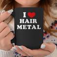 I Love Hair Metal I Heart Hair Metal コーヒーマグ 面白い贈り物