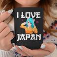 I Love Japan Kawaii Anime Girl Neko Cat Girl Otaku Weeb コーヒーマグ 面白い贈り物