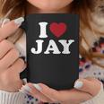 I Love Jay I Heart Jay レッドハート コーヒーマグ 面白い贈り物
