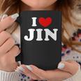 I Love Jin 私は愛する Jin コーヒーマグ 面白い贈り物