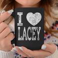 I Love Lacey バレンタイン ガールフレンド 女の子 娘 ハート 妻 コーヒーマグ 面白い贈り物