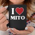 I Love Mito、ハートのある日本の都市 コーヒーマグ 面白い贈り物