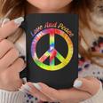 Love Peace 60年代70年代ヒッピーコスチューム Love Peace コーヒーマグ 面白い贈り物
