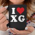 I Love Xg Initials I Heart XG First Last Name X G コーヒーマグ 面白い贈り物