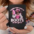 Where Them Fans At Boots On Da Ground Melanin Black Cowgirl Coffee Mug Personalized Gifts Where Them Fans At Boots On Da Ground Melanin Black Cowgirl Coffee Mug Personalized Gifts