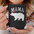 Mama Bear Xmas Buffalo Plaid Lights Matching Family Pajama コーヒーマグ 面白い贈り物