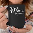 Mama Heart Est2022 Cute Pregnancy New Moms & Mothers-To-Be Coffee Mug Personalized Gifts