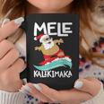 Mele Kalikimaka ハワイアン クリスマス ハワイ サーフィン サンタ コーヒーマグ 面白い贈り物