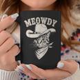 Meowdy Cat Cowboy Western Graphic Cat Lady Cat Dad Coffee Mug Personalized Gifts