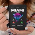 Miami Is Calling & I Must Go Illustration Graphic s コーヒーマグ 面白い贈り物
