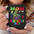 Mom Of The Birthday Boy Dinosaur Monster Truck Coffee Mug Personalized Gifts