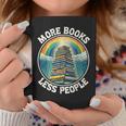 More Books Less People Book Lover Bookworm リーディングブック コーヒーマグ 面白い贈り物