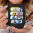 My Body Choice Power Andoice フェミニストポジティブ コーヒーマグ 面白い贈り物