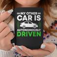 My Other Car Is Autonomally Drived Tech ユーモア コーヒーマグ 面白い贈り物