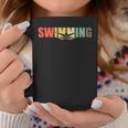 Natación Nadar Deporte Retro -Intage Brazada Nadador Taza de café Regalos divertidos
