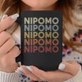 Nipomo California Nipomo Ca Retrointage Text コーヒーマグ 面白い贈り物