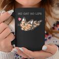 No Cat No Life サビ猫ver 猫好き かわいい コーヒーマグ 面白い贈り物
