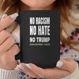 No Racism-No Hate Trump Racism Is Idiotic コーヒーマグ 面白い贈り物