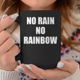 No Rain No Rainbow ポジティブ インスピレーション モチベーションを高める引用 コーヒーマグ 面白い贈り物