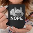 Nope Lazy French Bulldog No Dog フレンチブルドッグ コーヒーマグ 面白い贈り物