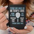 Padelista Divertido Padel Tennis Jugar Al Padeler Padel Taza de café Regalos divertidos