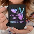 Peace Out フォスターケア 養子縁組 ごっちゃの日 2023 コーヒーマグ 面白い贈り物