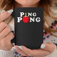 Ping Pong ピンポン卓球 おもしろレトロ コーヒーマグ 面白い贈り物