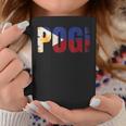 Pogi フィリピンのスラングとフィリピン国旗。 コーヒーマグ 面白い贈り物