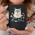 Pointed Cat 猫 ネコ シャム猫 ヒマラヤン トンキニーズ 花 レトロ ガーリー メンズ レディース キッズ コーヒーマグ 面白い贈り物