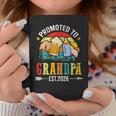 メンズ Promoted To Grandpa Est 2026 Dad To Be コーヒーマグ 面白い贈り物