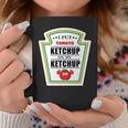 I Put Ketchup On My Ketchup トマトマスタード ハロウィンチーム 長袖tシャツ コーヒーマグ 面白い贈り物