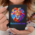 Rainbow Lion レインボー ライオン かっこいい おしゃれ コーヒーマグ 面白い贈り物