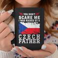 Raised By A Czech Father Father's Day Czech Republic Flag コーヒーマグ 面白い贈り物