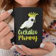 Retro Cockatoo Mother Mom Cockatoo Mommy Cockatiel コーヒーマグ 面白い贈り物