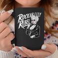 Rockabilly Rebel Blonde Pinup With Attitude Graphic コーヒーマグ 面白い贈り物