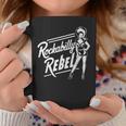Rockabilly Rebel Pin-Up Girl In Dress Graphic コーヒーマグ 面白い贈り物